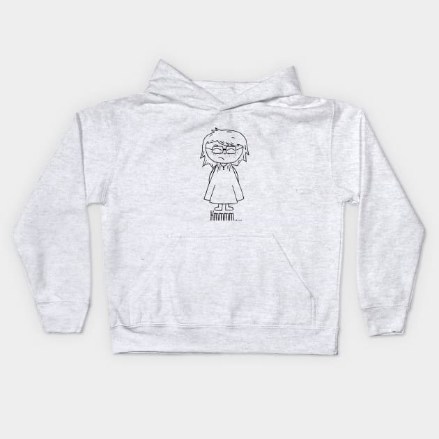 Sad Harper Kids Hoodie by Blikk